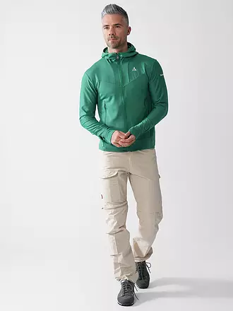 SCHÖFFEL | Herren Fleecejacke Style Blaueis Hoodie | grün